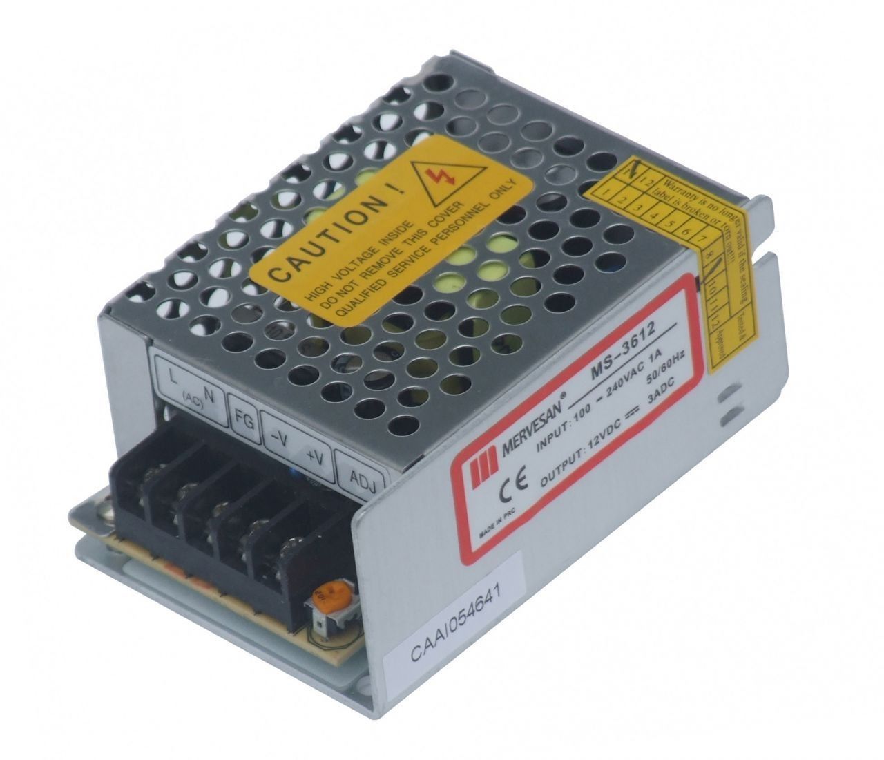 Mervesan MTLRS-36-12 12V 3A 36W Metal Kasa Adaptör