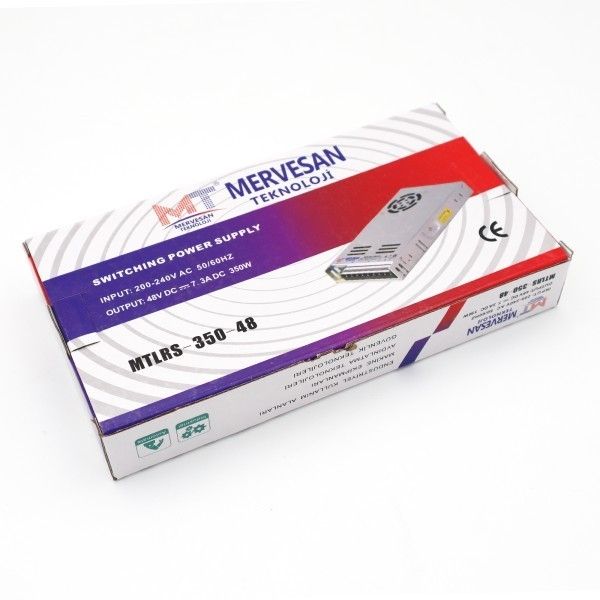Mervesan MTLRS-350-48 350W 48V 7.3A Metal Kasa Adp