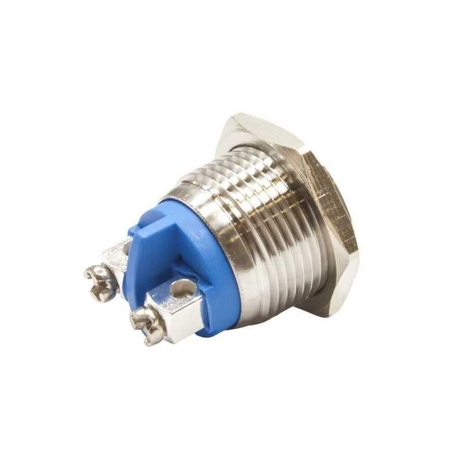 Metal çıkık kafa Buton Yaylı 16mm D40