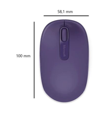 Microsoft Wireless Mobile Mouse 1850 Purple