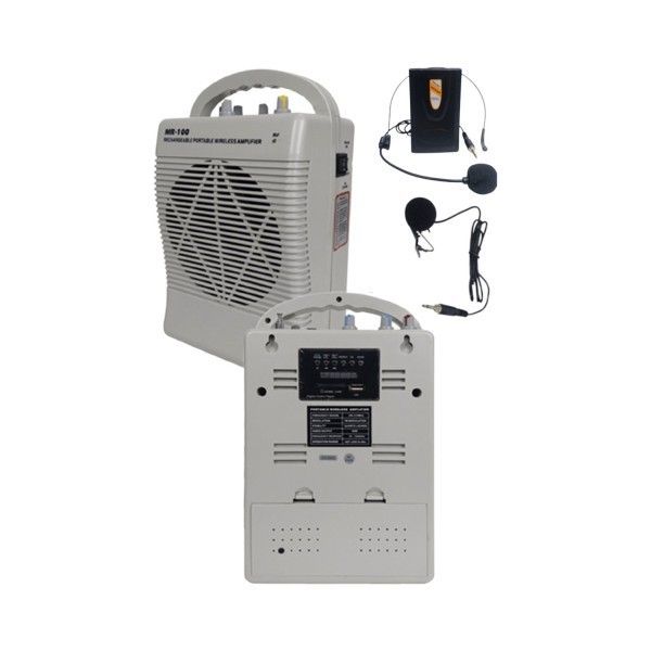 Midex MR-100 1 El 1 Yaka Portatif Ses Sistemi