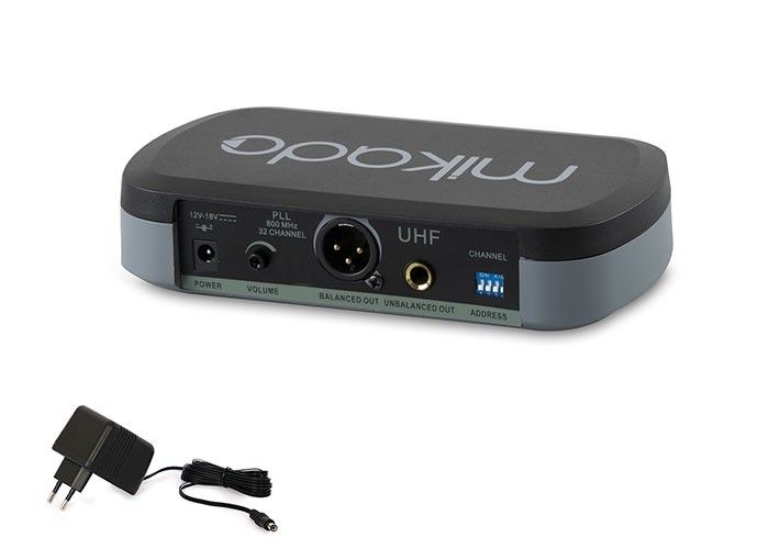 Mikado MCW-801B 1EL 1 Yaka 16X2 Kanal Kablosuz Mik