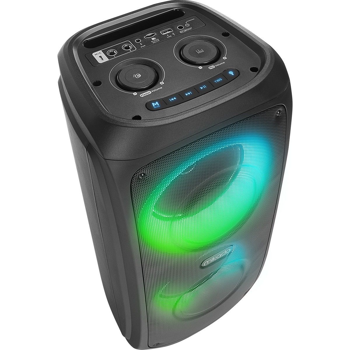 Mikado MD-11BT 40W RGB Usb/Aux/TF/BT Mik. Hoparlör