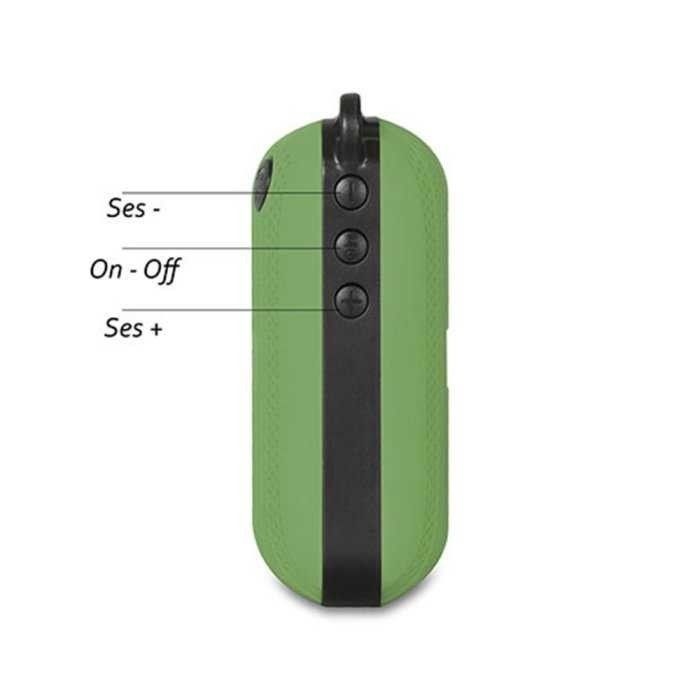 Mikado MD-22BT Yeşil TF Fm Bluetooth Şarjlı Speake