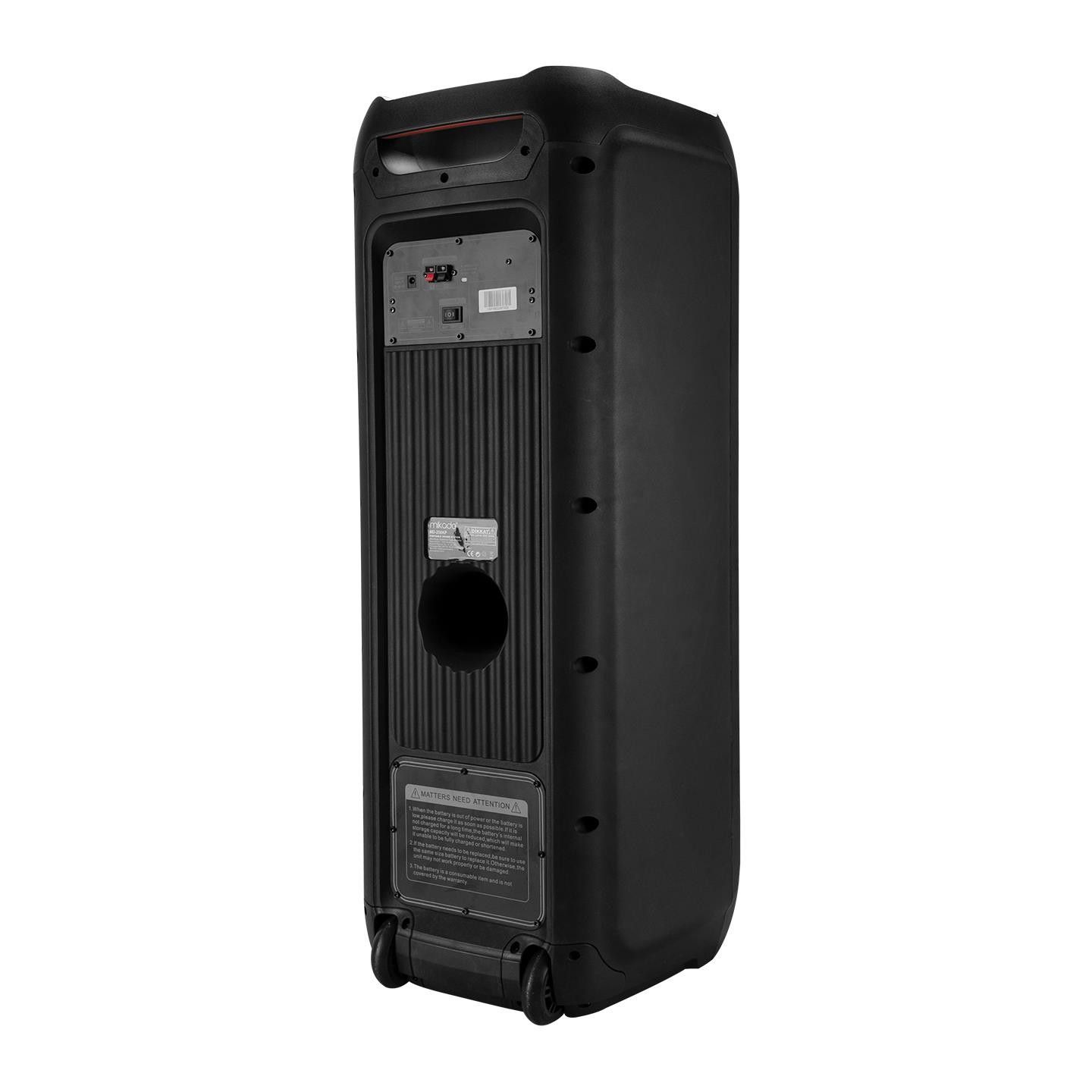 Mikado MD-258KP 120W Led Işıklı Usb/Tf/Bt Speaker