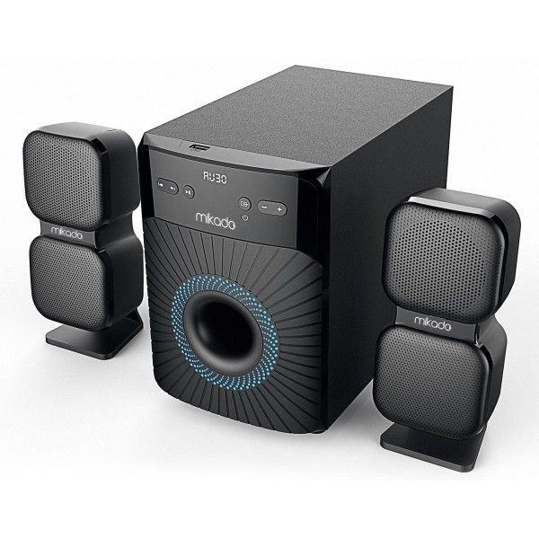 Mikado MD-360BT 2+1 38W Multimedya Speaker