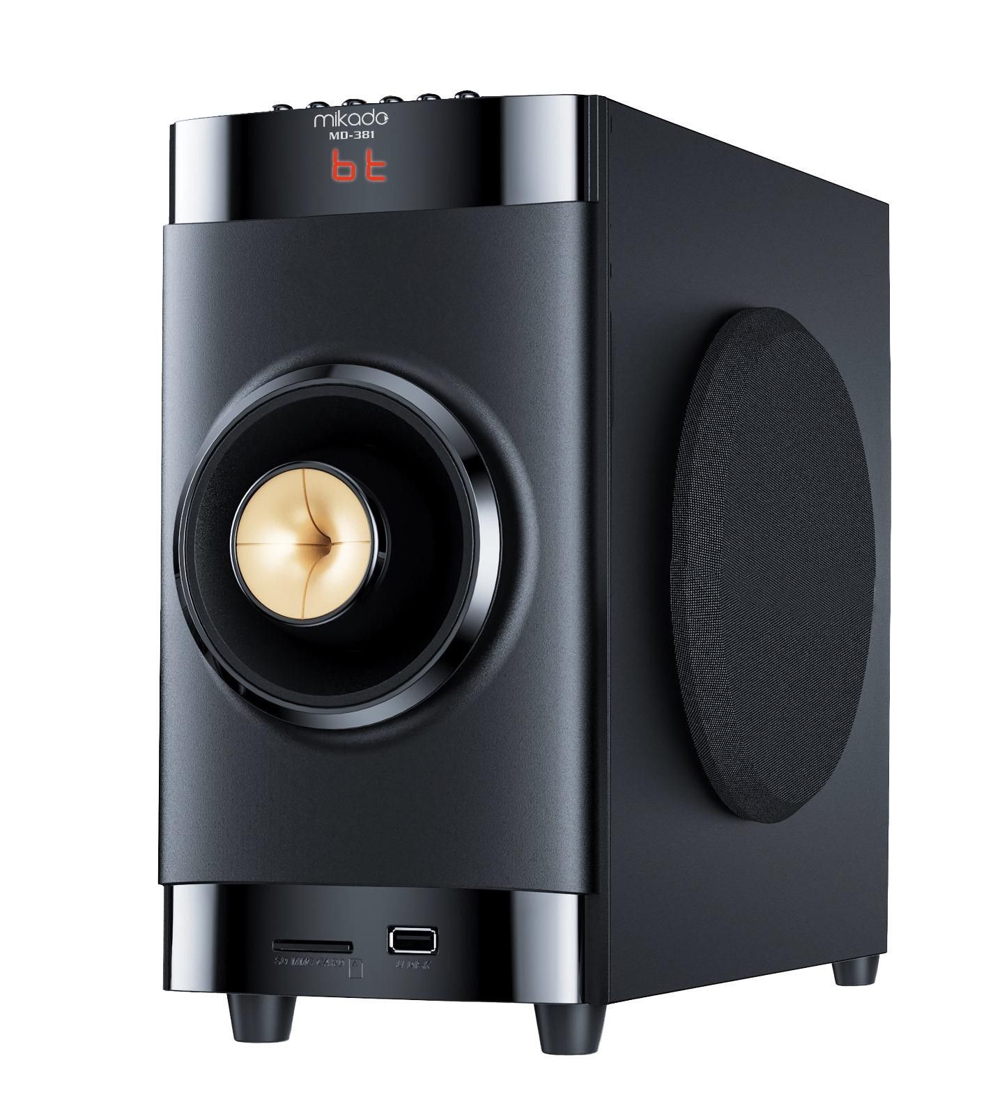 Mikado MD-381BT 40W USB+SD+FM 5+1 Ses Sistemi