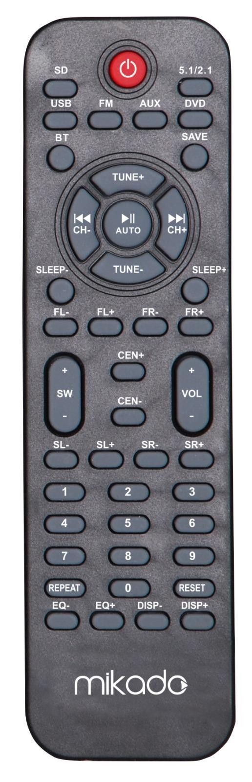 Mikado MD-381BT 40W USB+SD+FM 5+1 Ses Sistemi