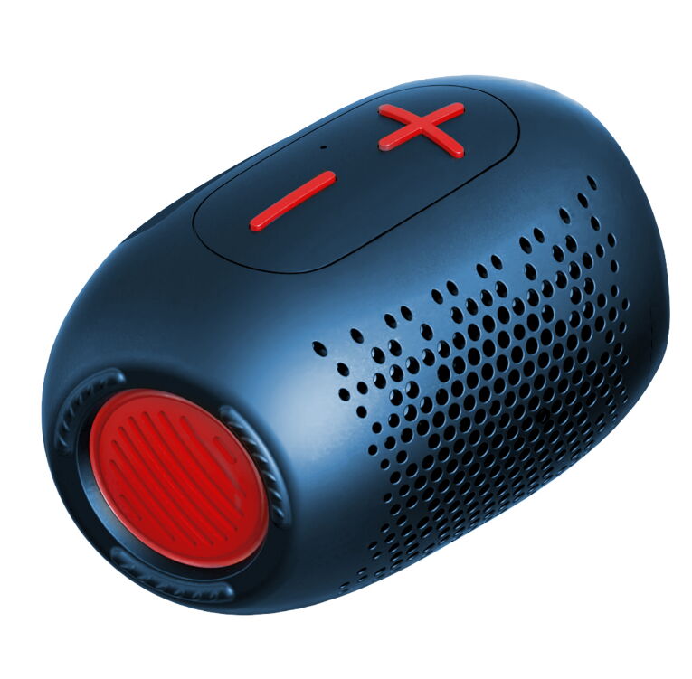 Mikado MD-50BT Harmony 5W Mavi/Kırmızı Speaker