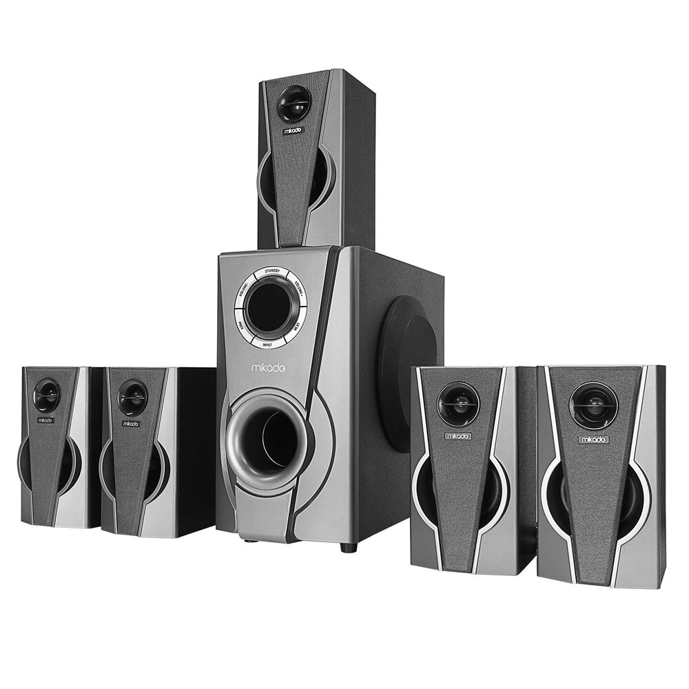 Mikado MD-672BT 5+1 120W Usb Sd Fm BT Speaker Siya