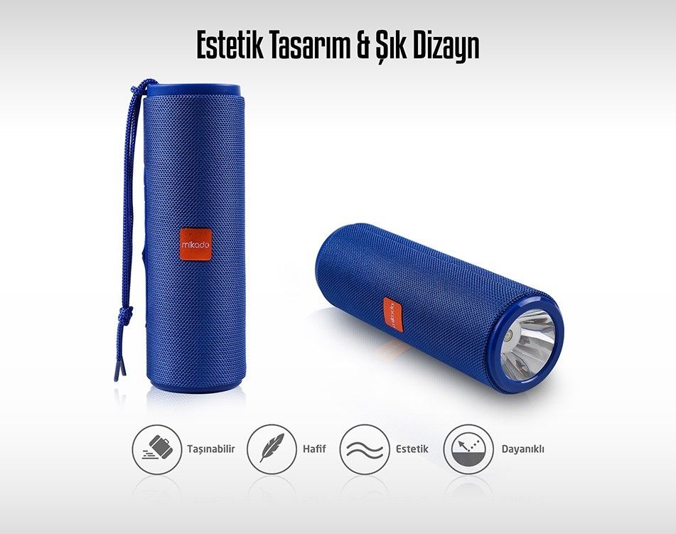 Mikado MD-BT54 Mavi Usb/Aux/TF BT Speaker