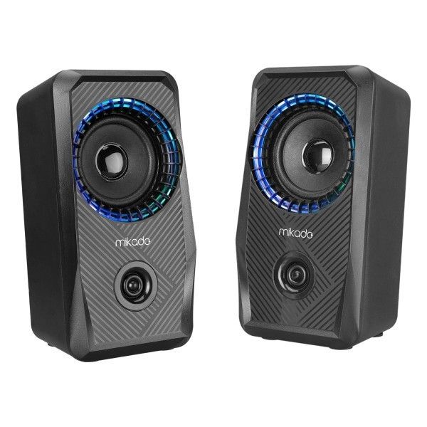 Mikado MD-S26 JOY 3Wx2 Siyah Led Işıklı Speaker