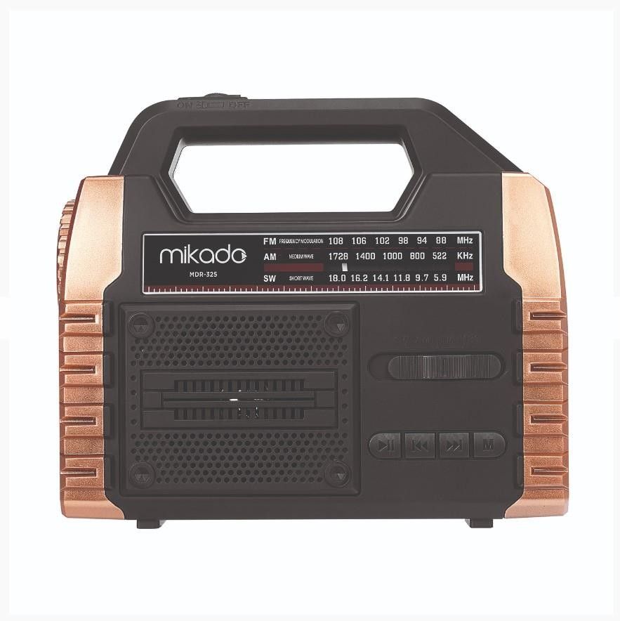 Mikado MDR-325 Retro Usb/Tf/Solar/Powerbank Radyo