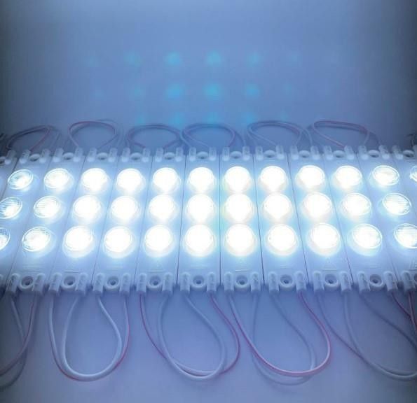 Modül Led Lensli 3 Çipli 1.08W Şeffaf Kasa Beyaz