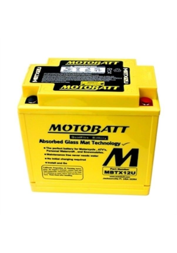 Motobatt MBTX12U 12V 14Ah Motosiklet Aküsü