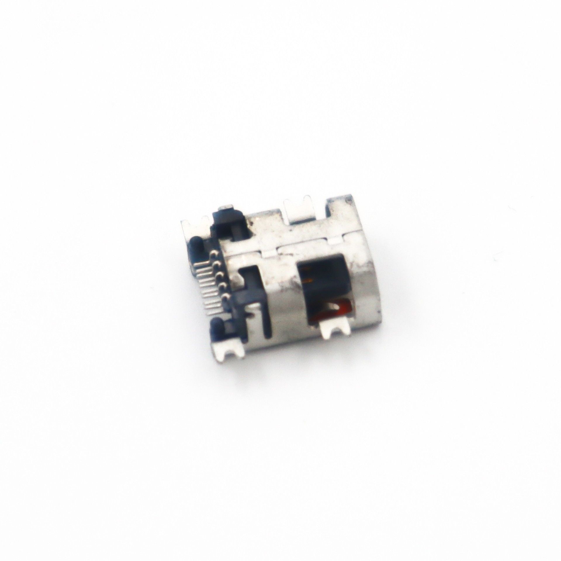 MS-073 Smd 10 Pin Mini Usb Dişi Gold Şase Soket
