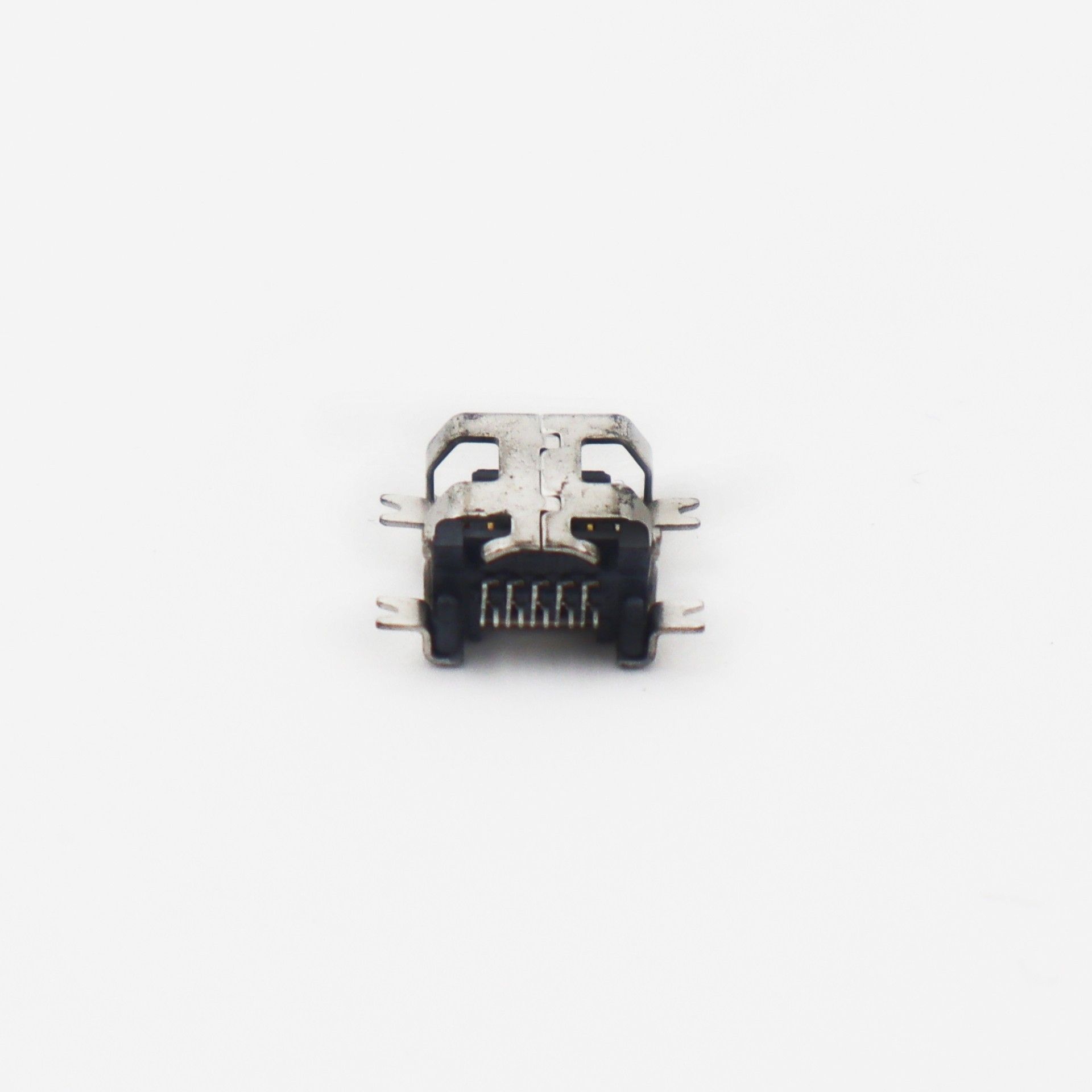 MS-073 Smd 10 Pin Mini Usb Dişi Gold Şase Soket