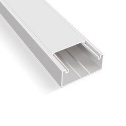 Mutlusan 100X50mm Kablo Kanalı İçten Kapaklı
