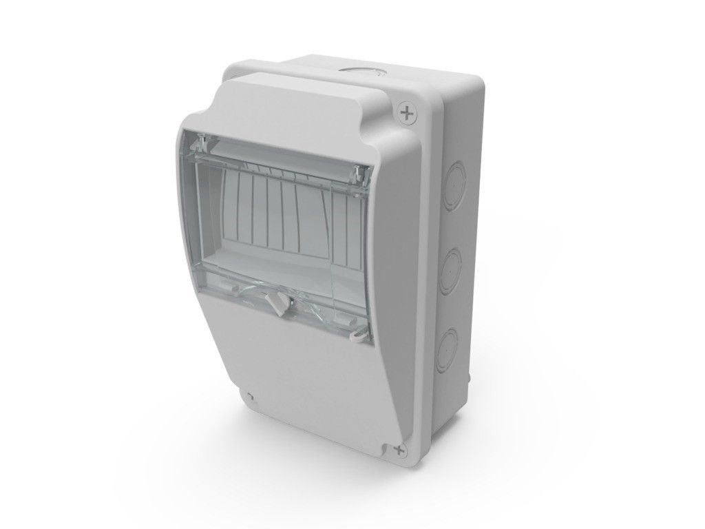 Mutlusan 138x226x127 Kombinasyon Kutusu Gri