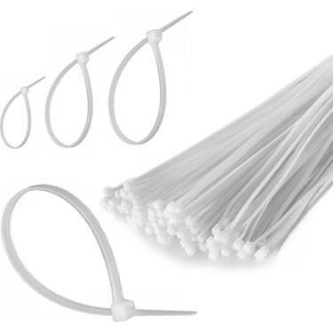 Mutlusan 3.6x370 Beyaz Kablo Bağı (100 lü)