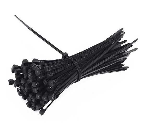 Mutlusan 3.6x370 Siyah Kablo Bağı (100 lü)