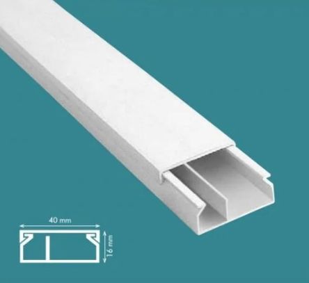 Mutlusan 40x16 Yapışkanlı Kablo Kanalı 2m. (K.50)