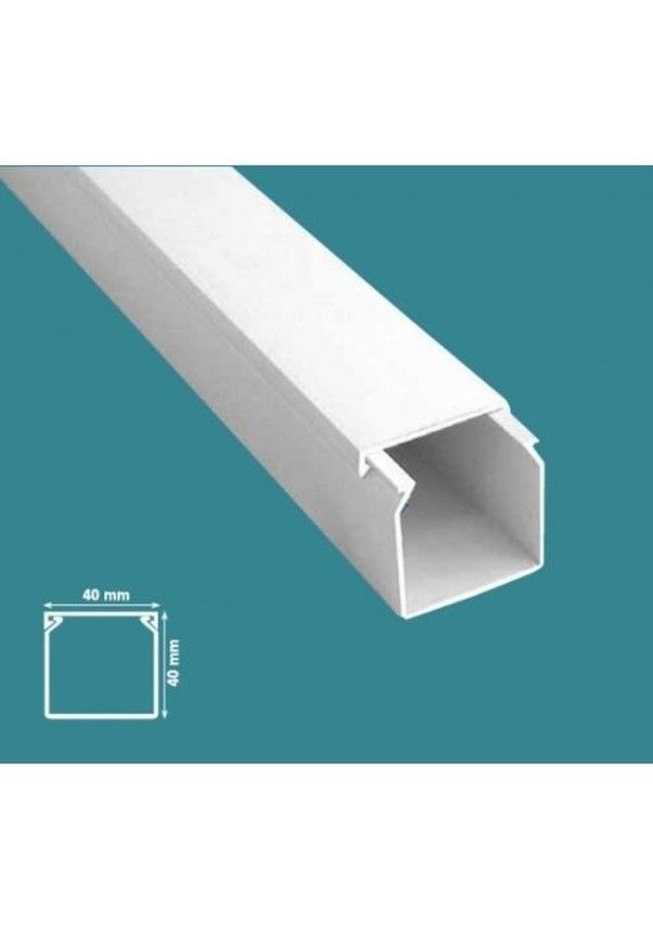Mutlusan 40x40 Yapışkanlı Kablo Kanalı 2m. (K.25)