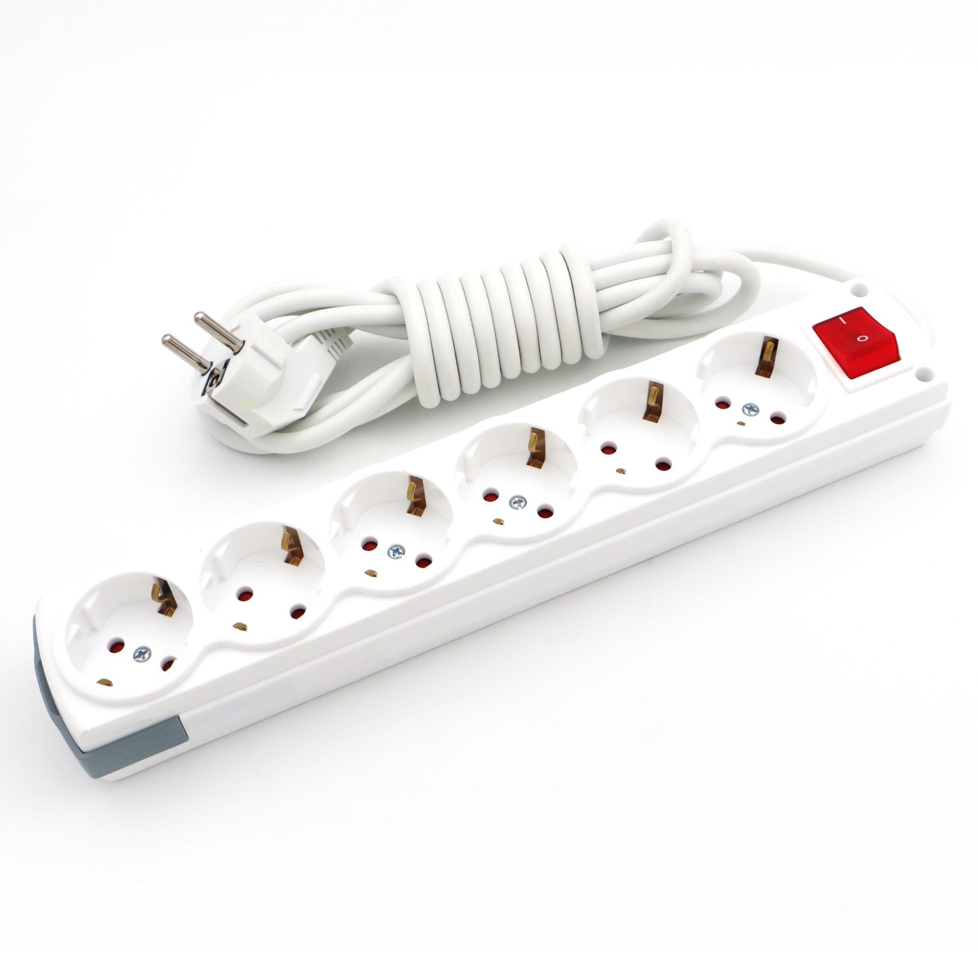 Mutlusan Altılı Topraklı Grup Priz Anahtarlı 3mt