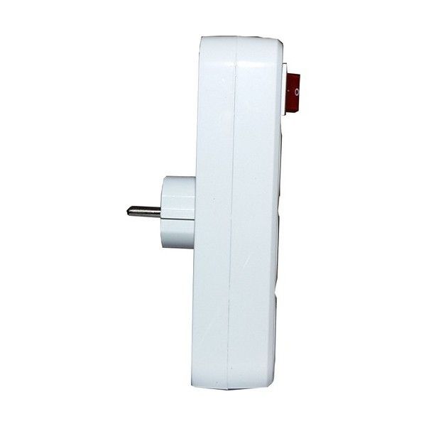 Mutlusan Plus Üçlü Anah. Düz Tip Fiş-Priz Beyaz