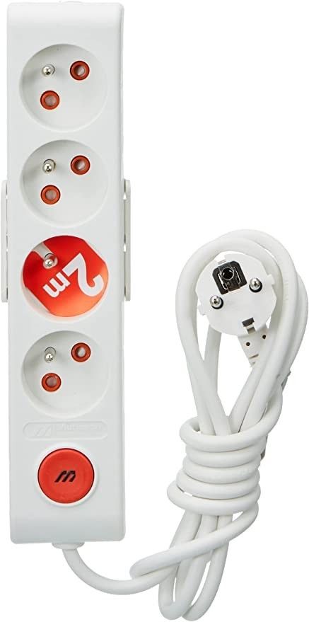 Mutlusan Dörtlü Ups Topraklı Grup Priz Anahtar 2mt