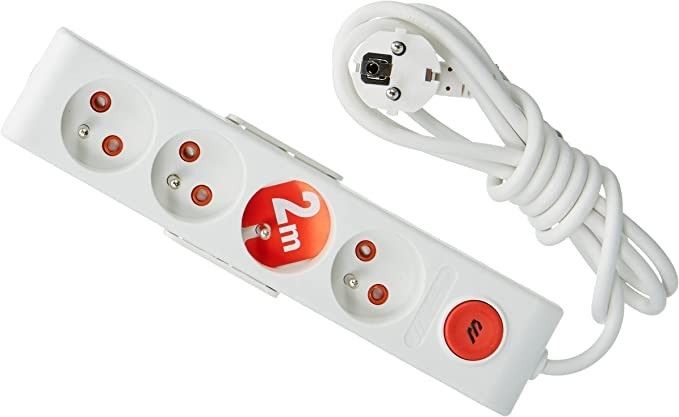 Mutlusan Dörtlü Ups Topraklı Grup Priz Anahtar 2mt