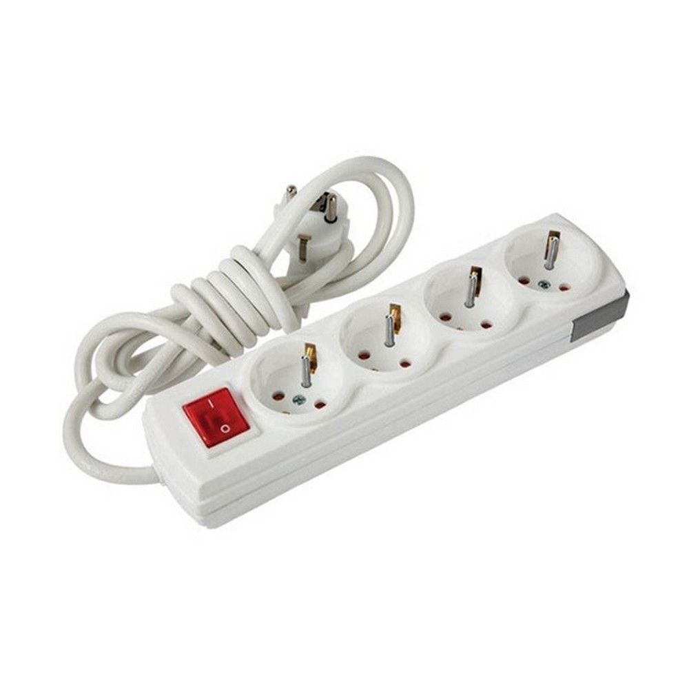 Mutlusan Dörtlü Ups Topraklı Grup Priz Anahtar 2mt