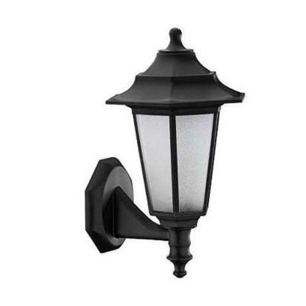 Mutlusan Flora Bahçe Armatürü Tam Aplik IP43 Siyah