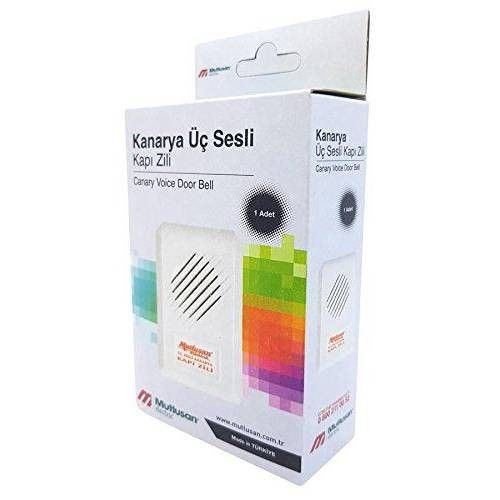 Mutlusan Kanarya Üç Sesli Kapı Zili
