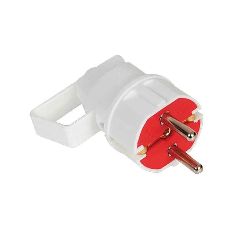 Mutlusan Kulplu Topraklı Erkek Fiş Beyaz