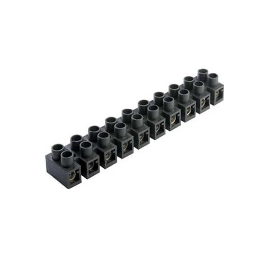 Mutlusan Plastik Sıra Klemens Siyah No:2(4-6mm2)