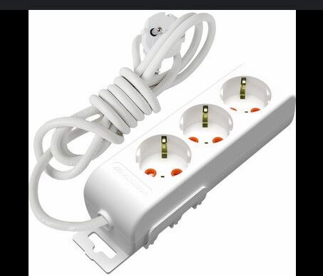 Mutlusan Ri-Tech 3 lü Şok Korumalı Grup Priz 1.5m