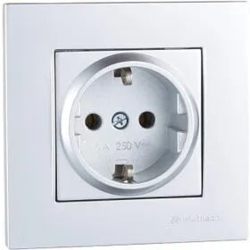 Mutlusan Rita Topraklı Priz İnox