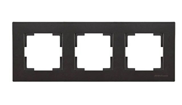 Mutlusan Rita Üçlü Çerçeve Siyah