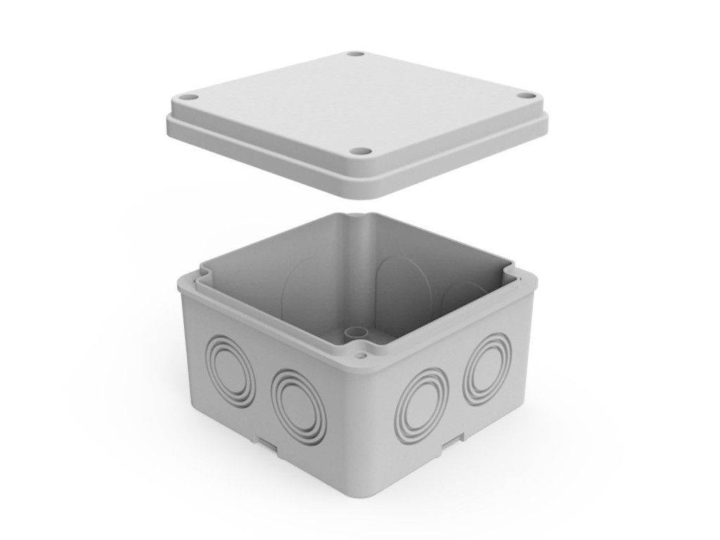 Mutlusan Termoplastik Buat 110x110x74 8 Çıkış Gri