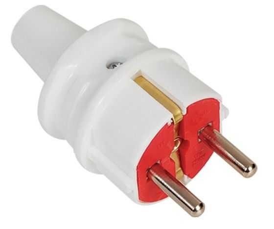 Mutlusan Plus Topraklı Erkek Fiş Beyaz