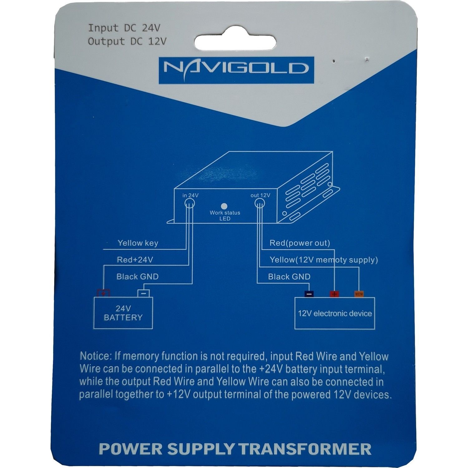 Navigold 24V/12V DC 30A Oto Konvertör