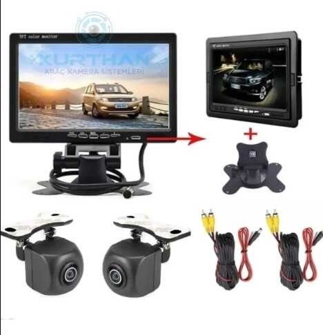 Navigold 7" Monitör ve 2 Otobüs Kameralı Set