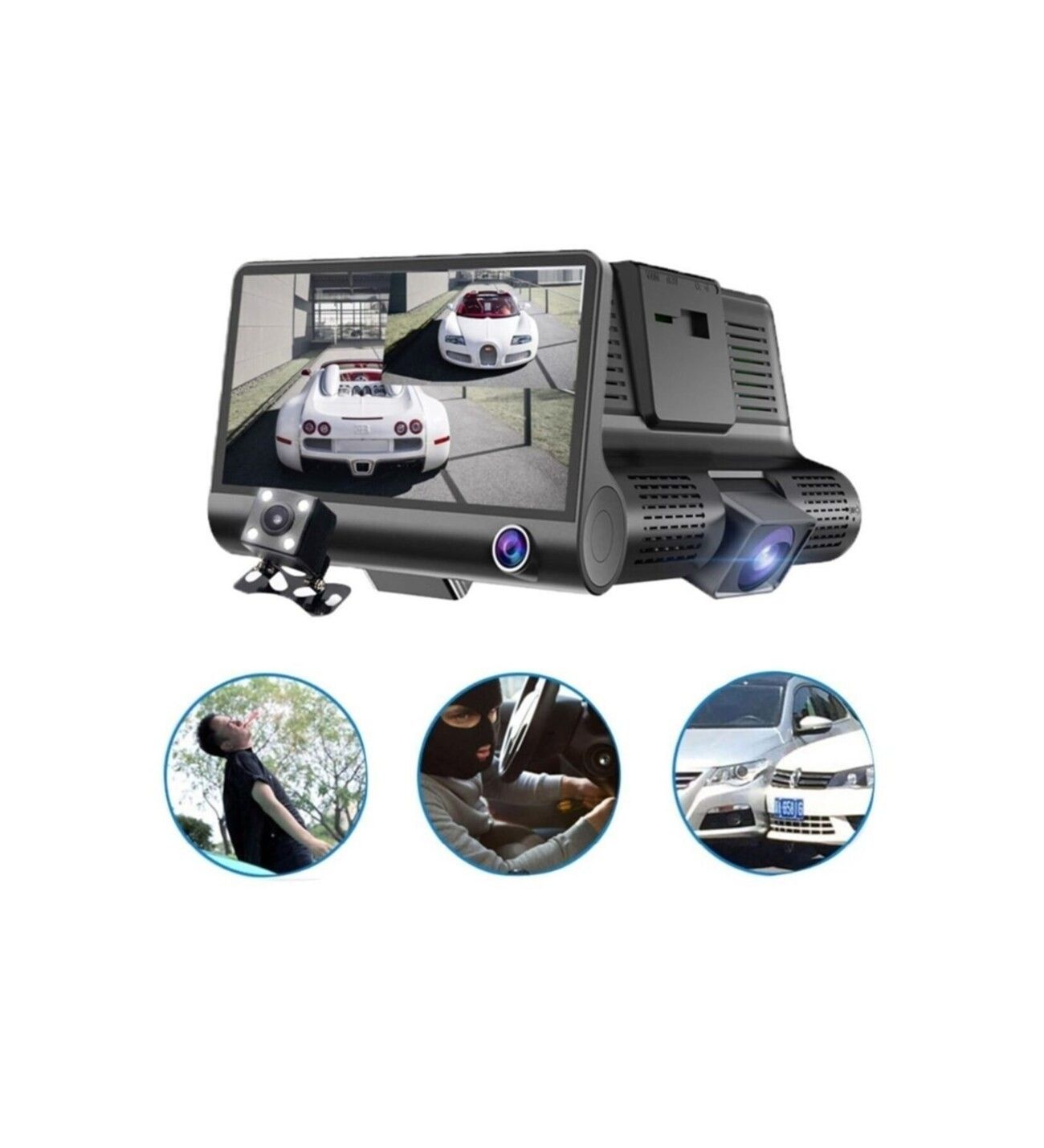 Navigold DS-313 Araç DVR 3 Kameralı Set