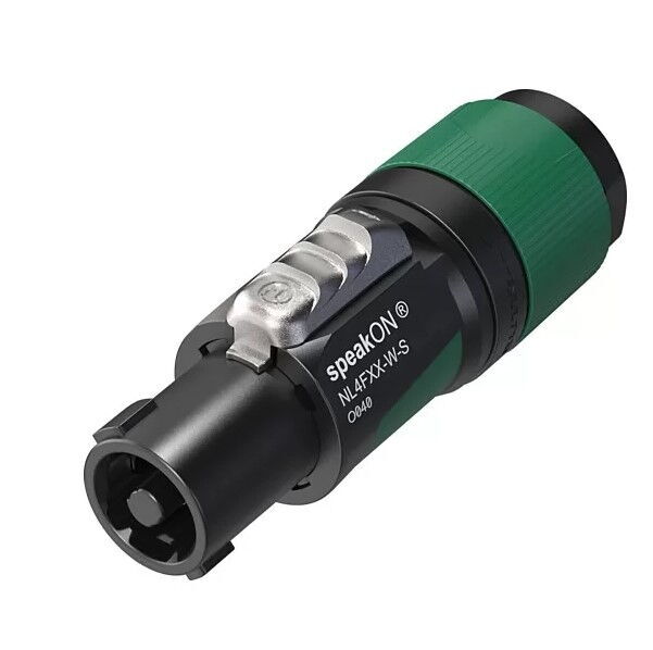 Neutrik NL4FXX-W-S 4 Pin Spekon Erkek Konnektör
