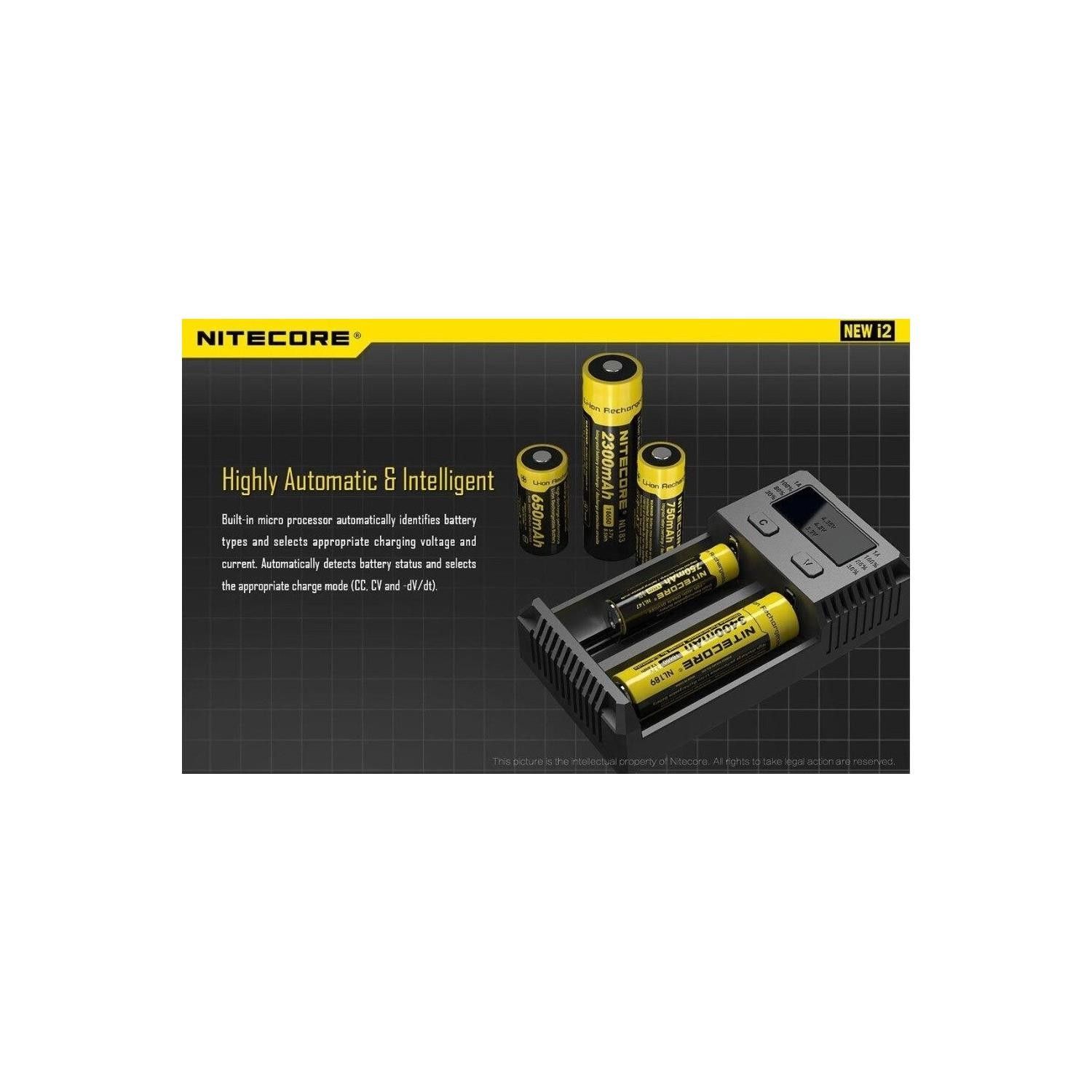 Nitecore i2 1.2V - 4.35V 2 li Pil Şarj Cihazı