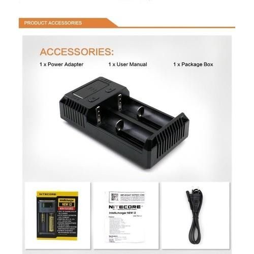 Nitecore i2 1.2V - 4.35V 2 li Pil Şarj Cihazı