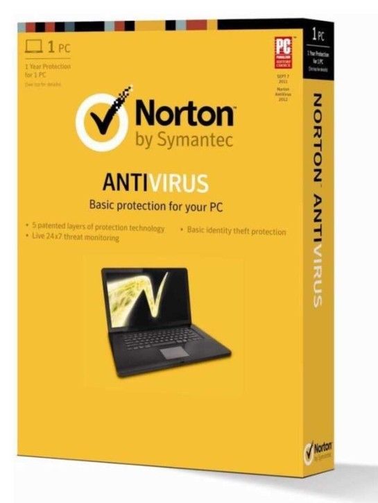 Norton Antivirüs Türkçe 1 Kullanıcılı Retaıl