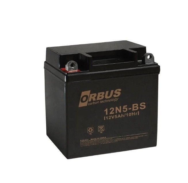 Orbus 12N5-BS 12V 5Ah Motosiklet Aküsü (K.10)