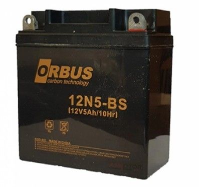 Orbus 12N5-BS 12V 5Ah Motosiklet Aküsü (K.10)